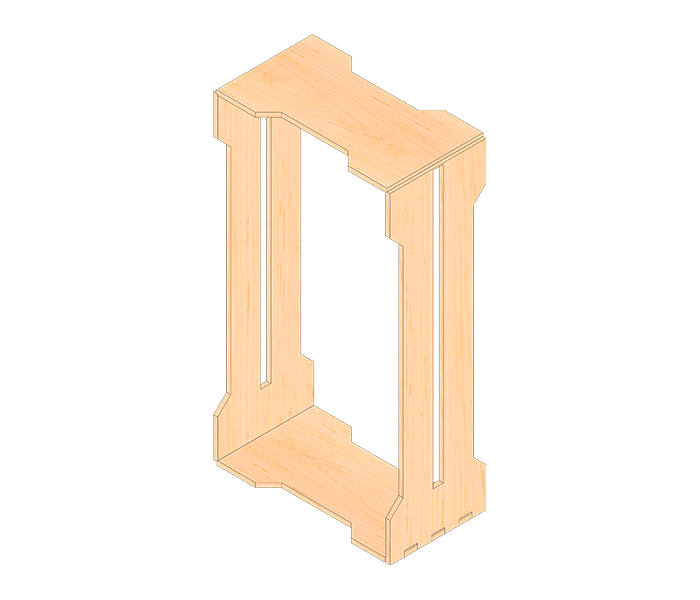 Mini frames with side slots
