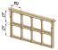 Mini frames with upper slots